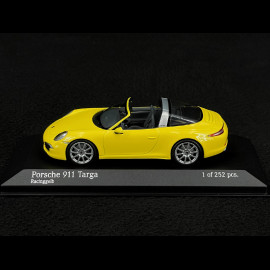 Porsche 991 targa 4 2013 gelb 1/43 Minichamps 410062441