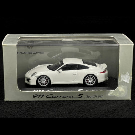 Porsche 911 Typ 991 Carrera S Sport Design weiß 1/43 Minichamps WAP0201140D