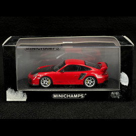 Porsche 911 typ 997 GT2 RS indischrot / kohlenstoff 1/43 Minichamps 400069408