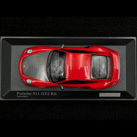 Porsche 911 typ 997 GT2 RS indischrot / kohlenstoff 1/43 Minichamps 400069408