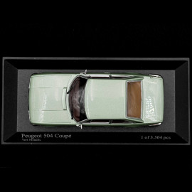 Peugeot 504 Coupe 1974 Metallisch Grün 1/43 Minichamps 400112120