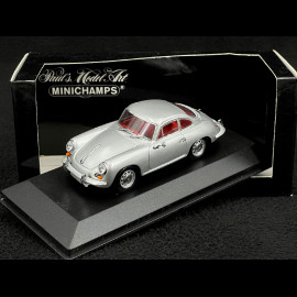 Porsche 356 C coupe 1963 Silber Grau 1/43 Minichamps 430062321