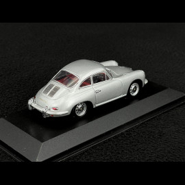 Porsche 356 C coupe 1963 Silber Grau 1/43 Minichamps 430062321