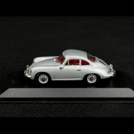 Porsche 356 C coupe 1963 Silber Grau 1/43 Minichamps 430062321