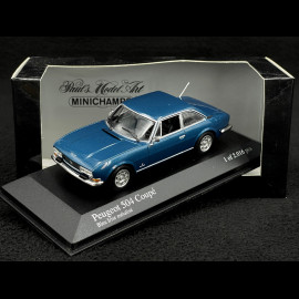 Peugeot 504 Coupe 1974 Irisblau Metallic 1/43 Minichamps 400112124