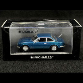 Peugeot 504 Coupe 1974 Irisblau Metallic 1/43 Minichamps 400112124