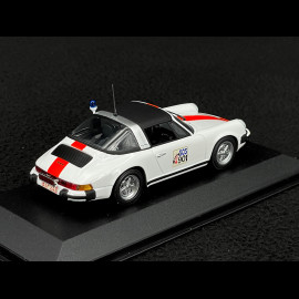 Porsche 911 Targa 1977 Police White 1/43 Minichamps 400061290