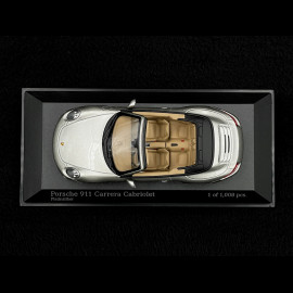 Porsche 911 type 991 Carrera S Cabriolet 2012 silber 1/43 Minichamps 410060231