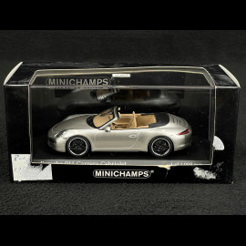 Porsche 911 type 991 Carrera S Cabriolet 2012 silber 1/43 Minichamps 410060231