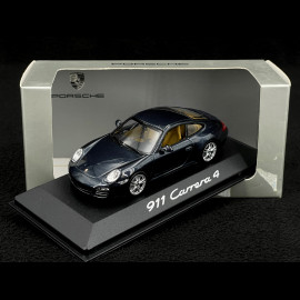 Porsche 911 typ 997 Carrera 4 Mk 2 2009 atlasgrau 1/43 Minichamps WAP02001518