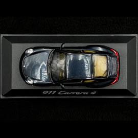 Porsche 911 typ 997 Carrera 4 Mk 2 2009 atlasgrau 1/43 Minichamps WAP02001518