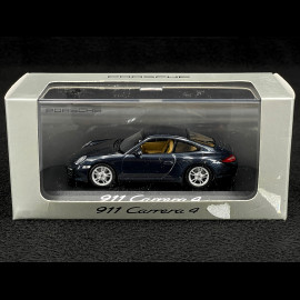 Porsche 911 typ 997 Carrera 4 Mk 2 2009 atlasgrau 1/43 Minichamps WAP02001518