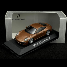 Porsche 911 type 991 Carrera 4 2012 cognac 1/43 Minichamps WAP0201090C