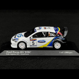 Ford Focus RS WRC n° 5 Rally Argentina 2003 Blue White 1/43 Minichamps 400038305