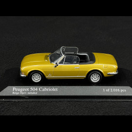 Peugeot 504 Cabriolet 1974 Opalbeige Metallic 1/43 Minichamps 400112134