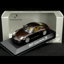 Porsche 911 Carrera S Typ 997 Braun 1/43 Minichamps WAP02001318