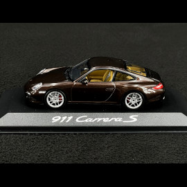 Porsche 911 Carrera S Typ 997 Braun 1/43 Minichamps WAP02001318