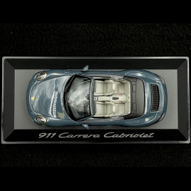 Porsche 911 type 991 Carrera Cabriolet 2015 Mk 2 graphite blue 1/43 Herpa WAP0201140G
