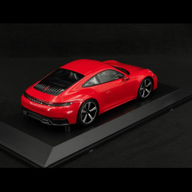 Porsche 911 Carrera Coupe Type 992.2 2024 Indian Red 1/18 Minichamps 155064020
