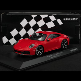 Porsche 911 Carrera Coupe Typ 992.2 2024 Indischrot 1/18 Minichamps 155064020