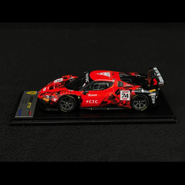 Ferrari 296 GT3 No.74 24h Spa 2024 Red 1/43 Looksmart LSRC192