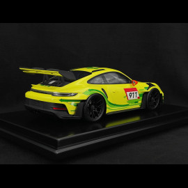Unit 3 / 200 – Porsche 911 GT3 RS Type 992 2024 Yellow / Green Grello 1/12 Spark WAP0232800SGT3