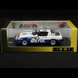 Mazda RX‑7 Nr.40 Sieger 24h Spa 1981 1/43 Spark 43SPA1981