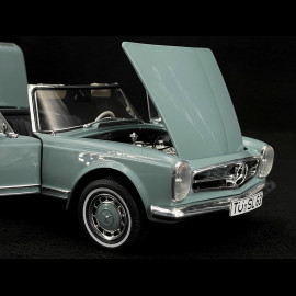 Mercedes-Benz 280 SL Pagode W113 1968 Silbergrün 1/18 Schuco 450060000