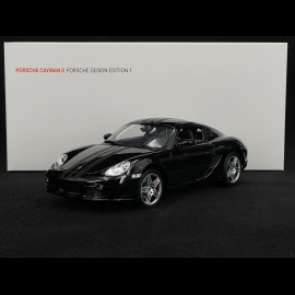 Porsche Cayman S Design Typ 987 2008 Schwarz 1/18 Welly MAP02103024
