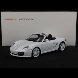 Porsche Boxster S Spider 2008 Weiß 1/18 Welly Map02170224