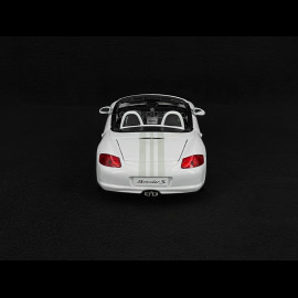 Porsche Boxster S Spider 2008 White 1/18 Welly Map02170224