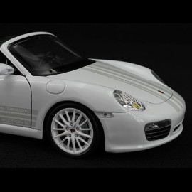 Porsche Boxster S Spider 2008 Weiß 1/18 Welly Map02170224