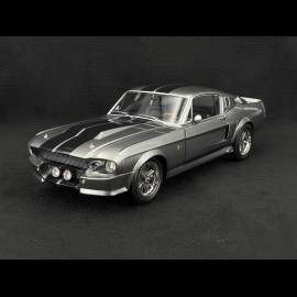 Ford Mustang Shelby GT500 Eleanor Coupé 1967 Grau Metallic / Schwarz 1/12 KK-Scale KKDC120171