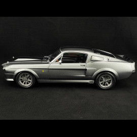 Ford Mustang Shelby GT500 Eleanor Coupé 1967 Grau Metallic / Schwarz 1/12 KK-Scale KKDC120171