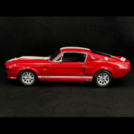 Ford Mustang Shelby GT500 Eleanor Coupe 1967 Red / White 1/12 KK-Scale KKDC120173
