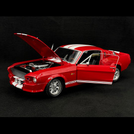Ford Mustang Shelby GT500 Eleanor Coupé 1967 Rot / Weiß 1/12 KK-Scale KKDC120173