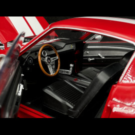 Ford Mustang Shelby GT500 Eleanor Coupé 1967 Rot / Weiß 1/12 KK-Scale KKDC120173