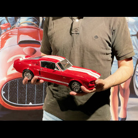 Ford Mustang Shelby GT500 Eleanor Coupé 1967 Rot / Weiß 1/12 KK-Scale KKDC120173