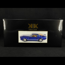 Ford Mustang Shelby GT500 Eleanor Coupé 1967 Blau / Weiß 1/12 KK-Scale KKDC120174