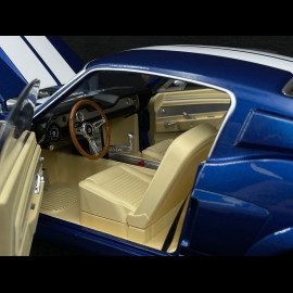 Ford Mustang Shelby GT500 Eleanor Coupé 1967 Blau / Weiß 1/12 KK-Scale KKDC120174