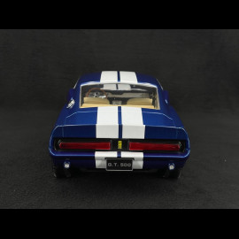 Ford Mustang Shelby GT500 Eleanor Coupé 1967 Blau / Weiß 1/12 KK-Scale KKDC120174
