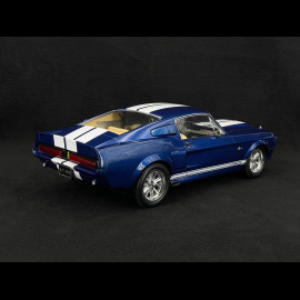 Ford Mustang Shelby GT500 Eleanor Coupé 1967 Blau / Weiß 1/12 KK-Scale KKDC120174