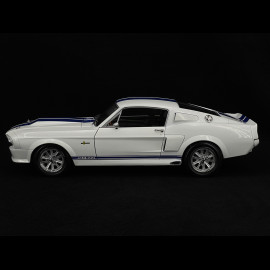 Ford Mustang Shelby GT500 Eleanor Coupé 1967 Weiß / Blau 1/12 KK-Scale KKDC120172