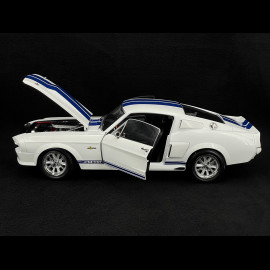 Ford Mustang Shelby GT500 Eleanor Coupé 1967 Weiß / Blau 1/12 KK-Scale KKDC120172