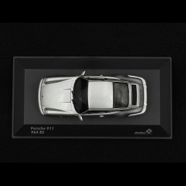 Porsche 911 RS Type 964 1994 Silver / Black Stripes 1/43 Solido S4312904