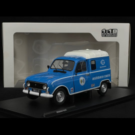 Renault 4L F4 Gordini Service 1976 Blau 1/18 Solido S1802209