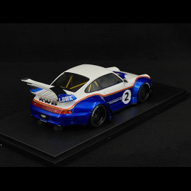Porsche 911 RWB x Liberty Walk Type 993 2023 Blau / Weiß 1/18 GT Spirit GT530