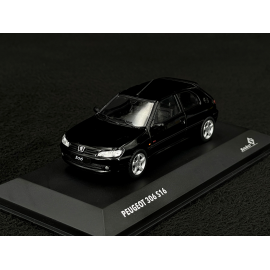 Peugeot 306 S16 1994 Onyx Schwarz 1/43 Solido S4311405