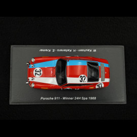 Porsche 911 n°32 Sieger 24h Spa 1968 1/43 Spark 43SPA1968