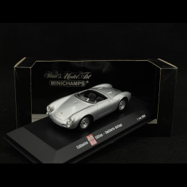 Porsche 550 Spyder silber Edition Auto Bild 1/43 Minichamps 433066034
